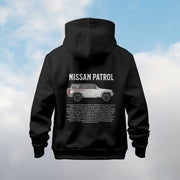Nissan Patrol Super Safari White Hoodie