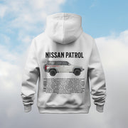 Nissan Patrol Super Safari White Hoodie