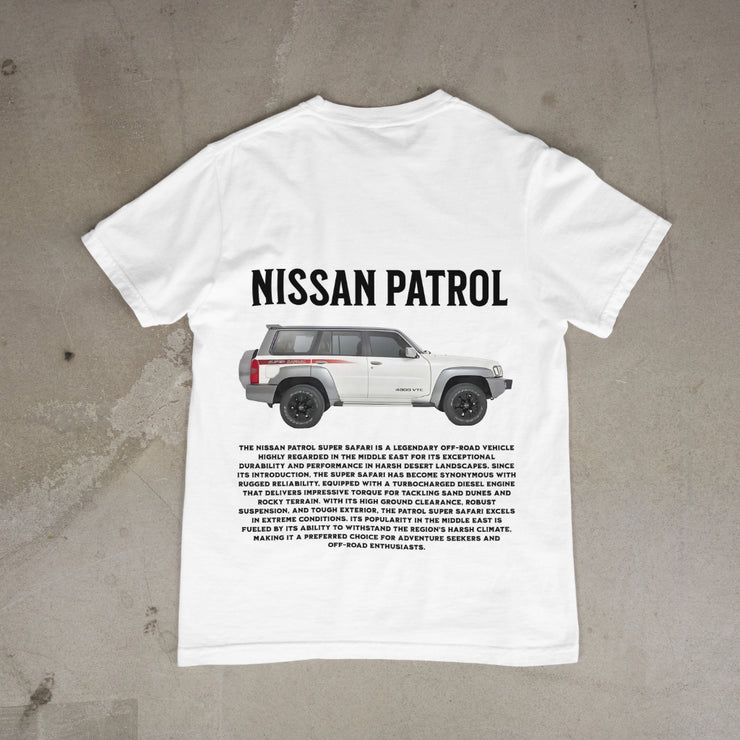 Nissan Patrol Super Safari White T-Shirt
