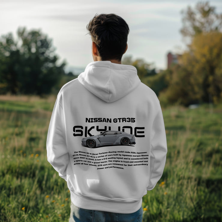 🚗💨 Nissan GT-R R35 Skyline Hoodie – Ultimate JDM Streetwear! 🔥🏁