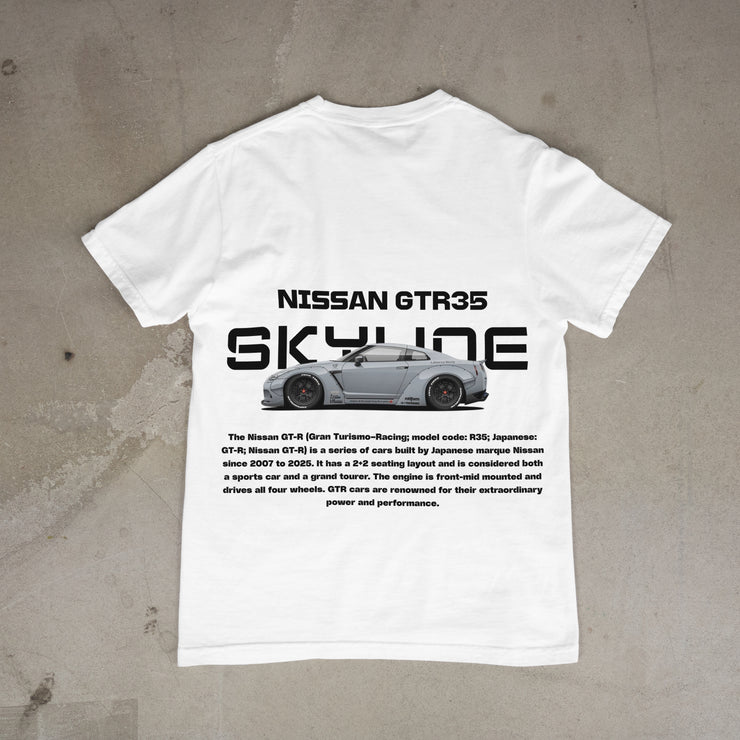 🚗💨 Nissan GT-R R35 Skyline T-Shirt – The Ultimate JDM Streetwear! 🔥🏁