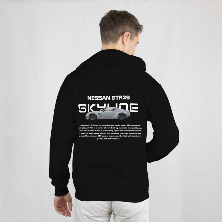 🚗💨 Nissan GT-R R35 Skyline Hoodie – Ultimate JDM Streetwear! 🔥🏁
