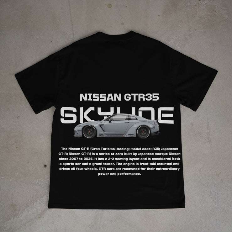 🚗💨 Nissan GT-R R35 Skyline T-Shirt – The Ultimate JDM Streetwear! 🔥🏁