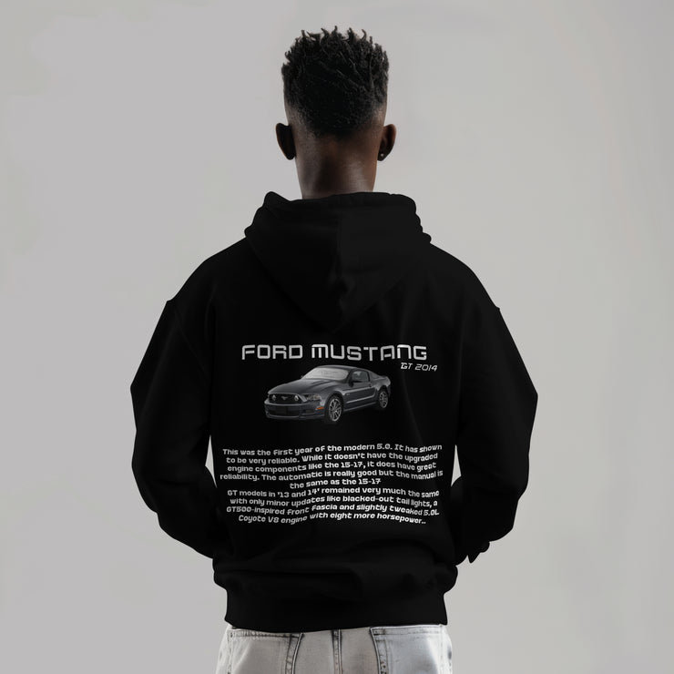🔥 Ford Mustang GT 2014 Tribute Hoodie – Muscle Car Enthusiast Must-Have! 🚗💨