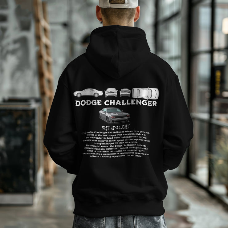 🔥 HELLRAISER HOODIE – SRT Challenger Edition 🔥
