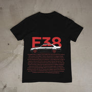 BMW E38 Classic Car T-Shirt – Bold Streetwear for Car Enthusiasts