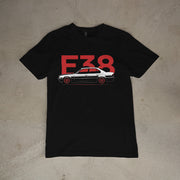 BMW E38 Classic Car T-Shirt – Bold Streetwear for Car Enthusiasts