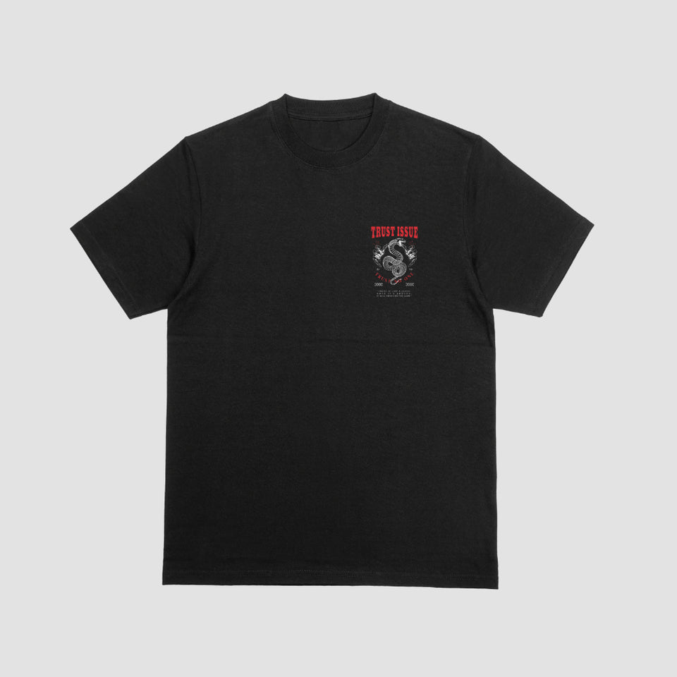 BLACK T-Shirt "Trust Issue" Graphic Tee