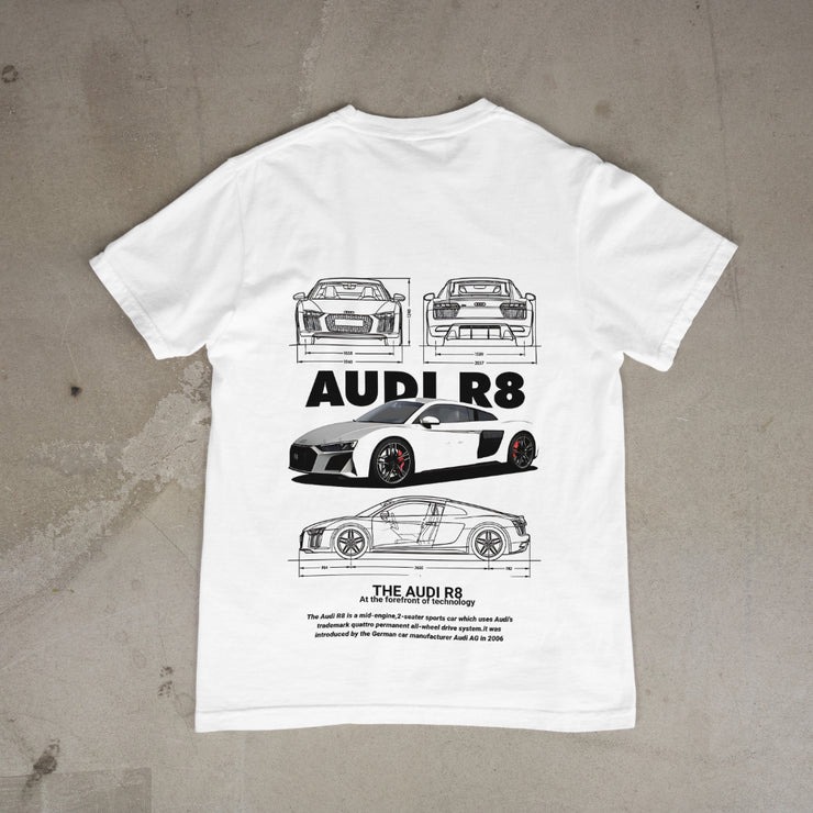 Audi R8 Inspired Premium T-Shirt – For True Car Enthusiasts!