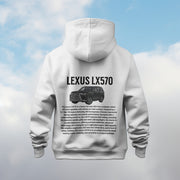 Lexus LX570 Black Premium Hoodie